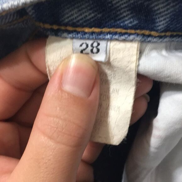 True Grit American Jeans • 28x28 Button Fly Mom Jean Bootcut Light Wash - Picture 4 of 13